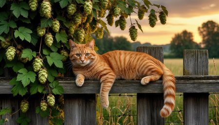 Рыжая кошка