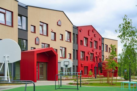 Школа в дании. архитектурное бюро arkitema architects.