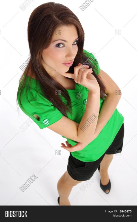 Девушка в зеленом