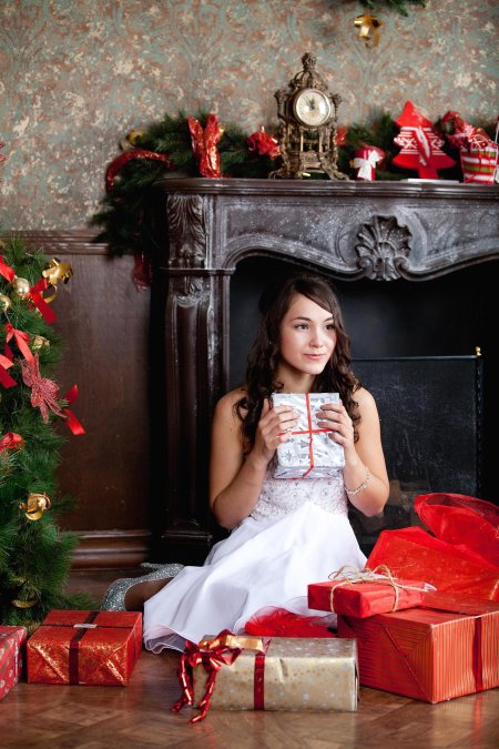 Новогодняя фотосессия в студии