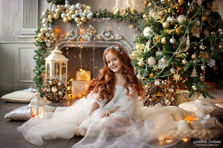 Новогодняя фотосессия в студии