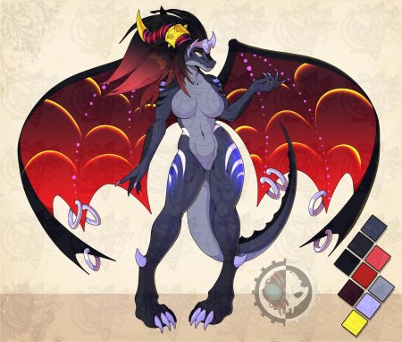 Фурри драконы девушки