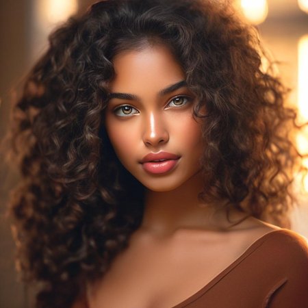 Красивая мулатка