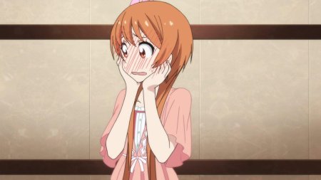 Аниме девушка стесняется