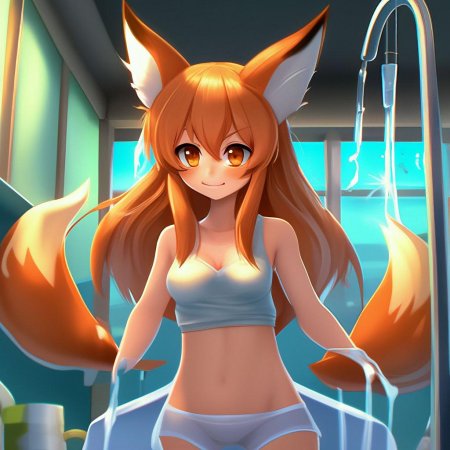 Девушка лиса