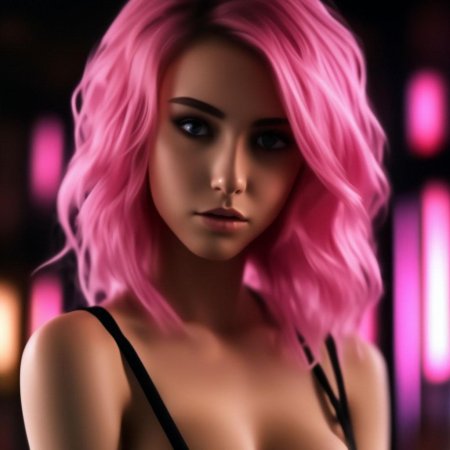 Розовые волосы