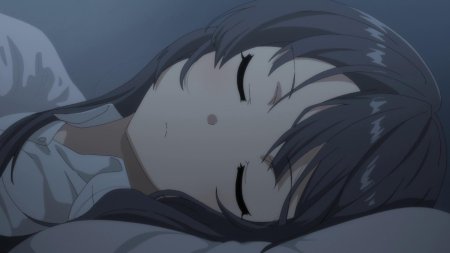 Май Сакурадзима спит