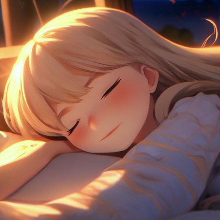 Спит девочка