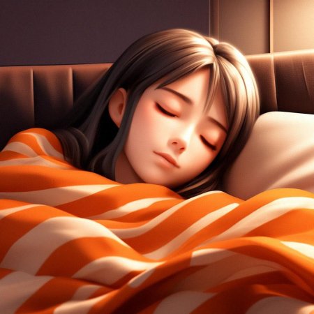 Девушка спит