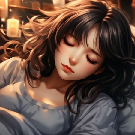 Милая аниме девочка