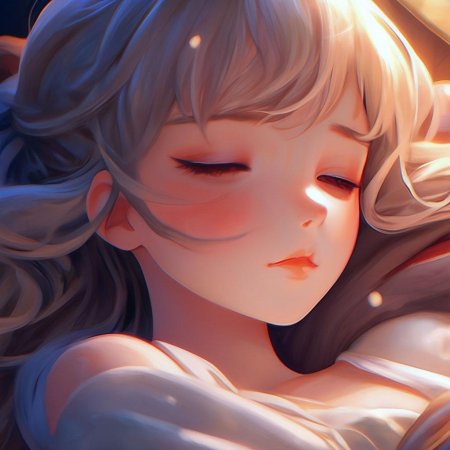 Милая аниме девушка