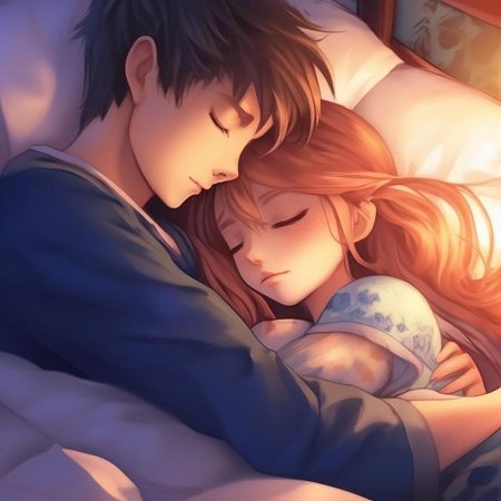 Аниме девушка и парень