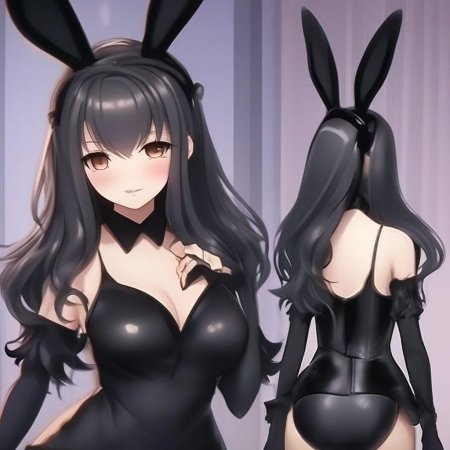 Хентай костюм зайчика