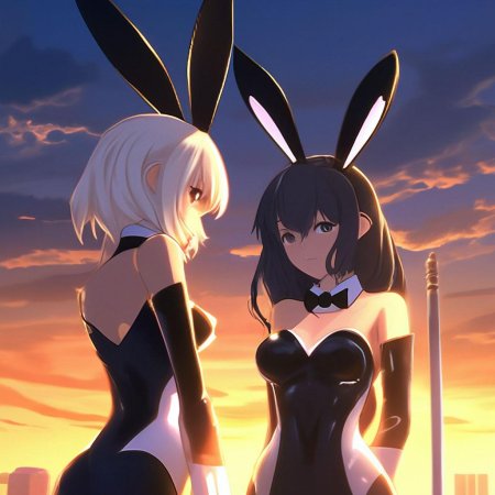 Девушка зайка