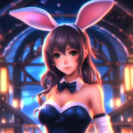 Аниме зайка девушка