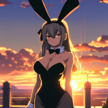 Аниме зайка девушка