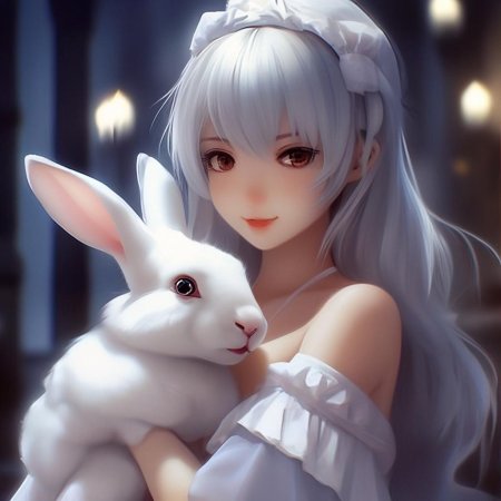 Кролик девочка