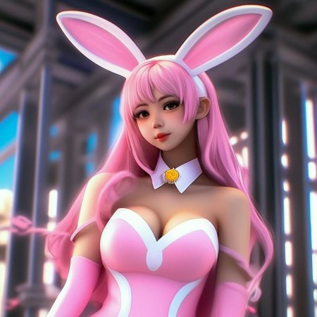 Костюм зайчика аниме