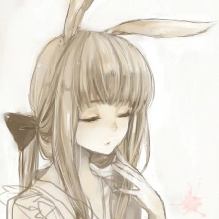 Аниме кролик