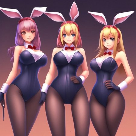 Аниме bunny suit damegane