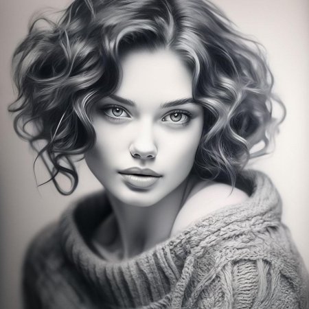 Портрет красивой женщины