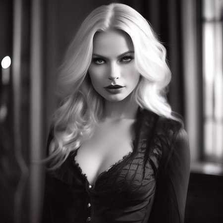 Фотосессия блондинка