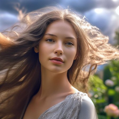 Красивые лица девушек