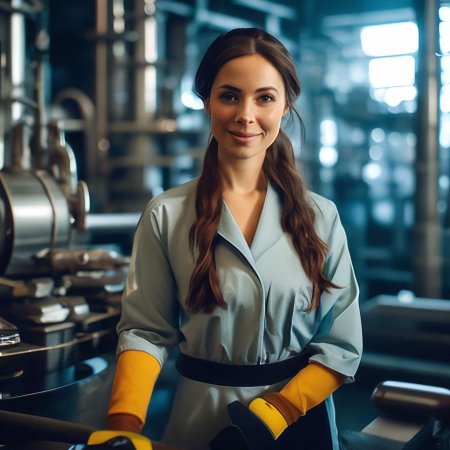 Женщина на производстве