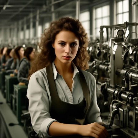 Женщина на заводе