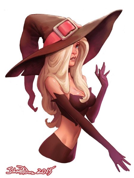 Ведьмочка блондинка