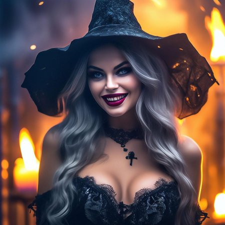 Ведьмочка блондинка