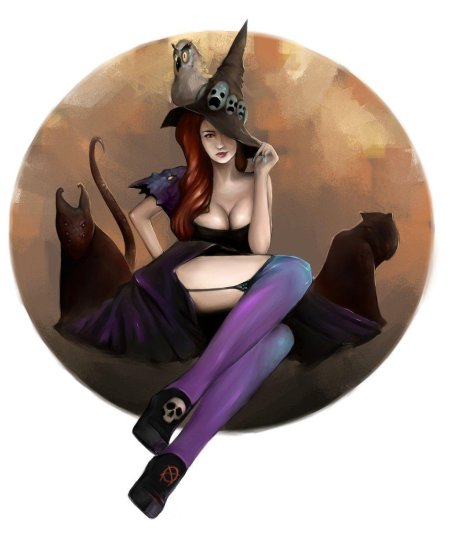 Красивая ведьма