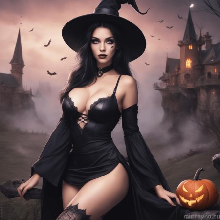 Ведьма с горящими волосами