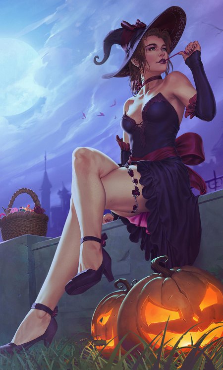 Ева Эльфи Хэллоуин