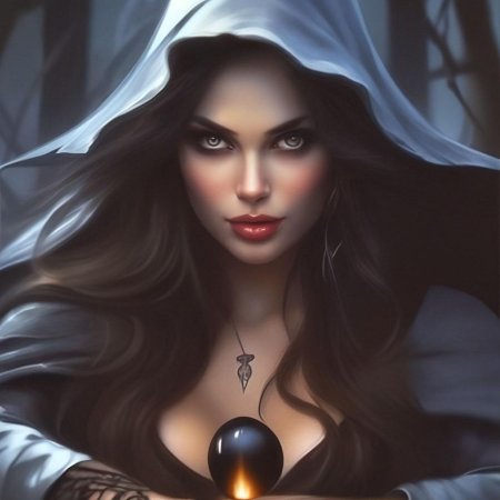 Девушка колдунья