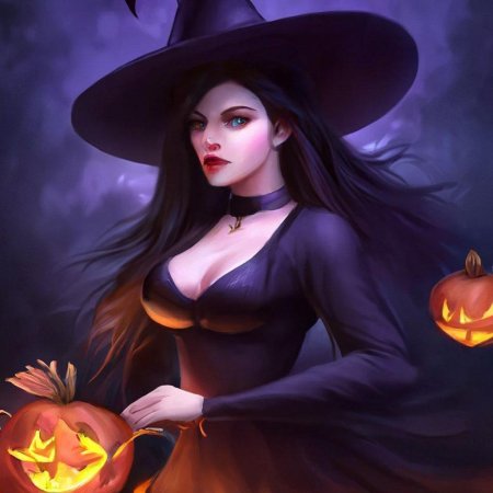 Ведьма хэллоуин