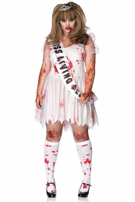 Костюм на хэллоуин для девушки своими руками