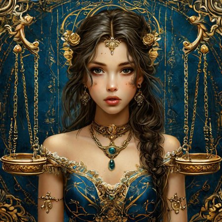 Весы девушка