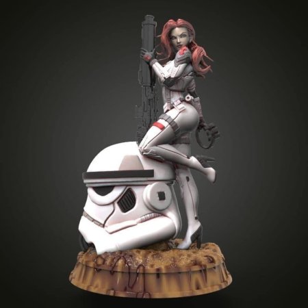 Star Wars STL wick3d Bobba