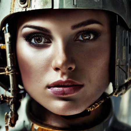 Девушка космонавт