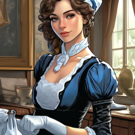 Горничная девушка