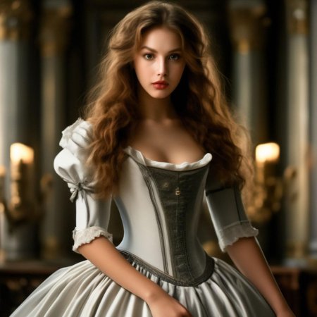 Девушка в платье века