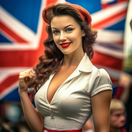 Красивая англичанка