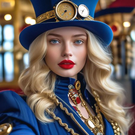 Девушка в стиле стимпанк