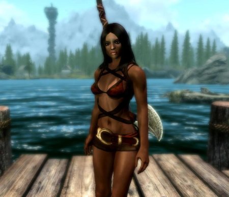 Скайрим редгардка