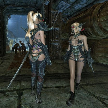 The Elder Scrolls v Skyrim +18 эльфийки