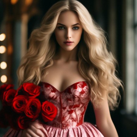 Платье девушка