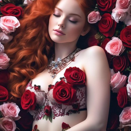 Рыжая волосы