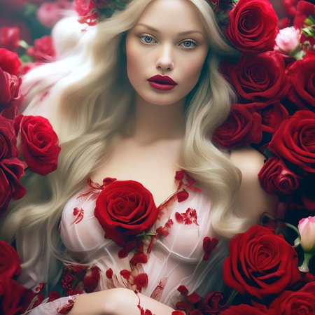 Шикарная блондинка