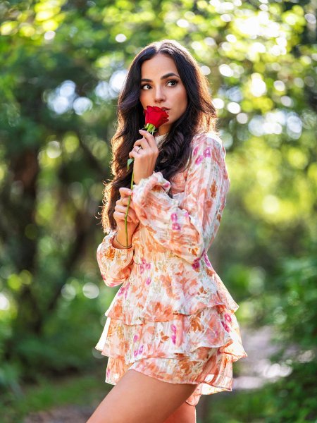 Шифоновое платье